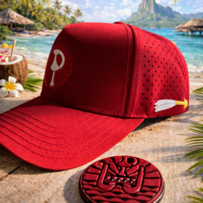 Casquette tāne rouge