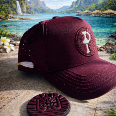 Casquette tāne bordeaux