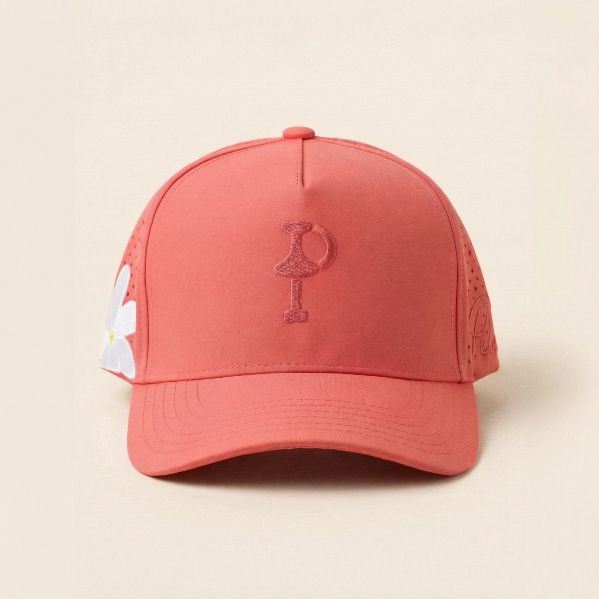 Casquette vahine coral pink
